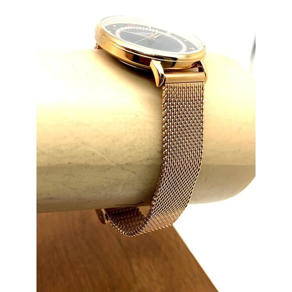 Stuhrling Women's Watch M16807 Symphony Quartz Blue Dial Rose Gold Steel… - Picture 11 of 13